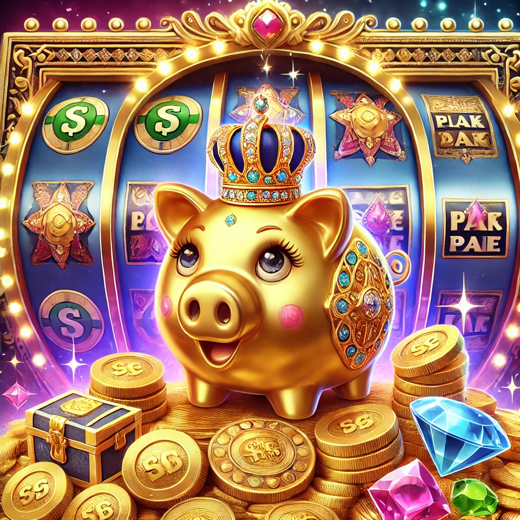 Golden Piggy Bank Deluxe